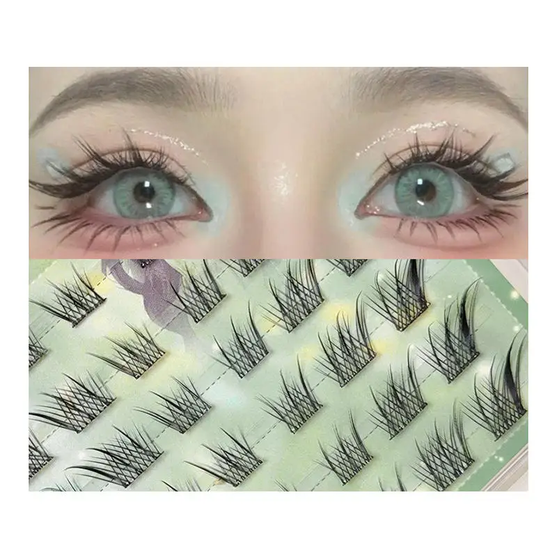 

Волшебная фея, сексуальные накладные ресницы, большая емкость, маленькие тонкие накладные ресницы без клея, короткие комические глаза, естественно завитые ресницы