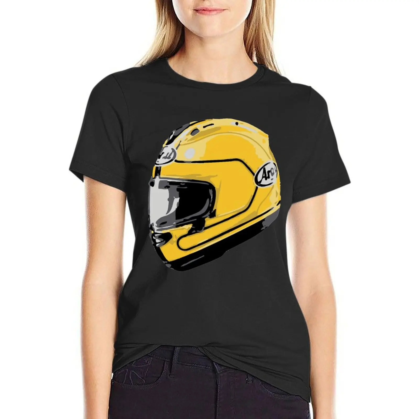 Joey Dunlop T-shirt Casque Femme, Vêtements Anime, Médicaments Femme, Été, 600