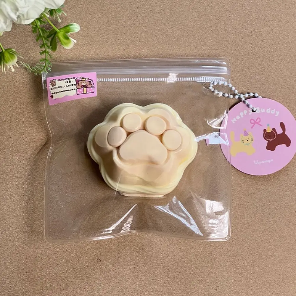 Grappig cadeau siliconen knijp kattenpoot speelgoed rebound zacht decompressie speelgoed schattig kleverig stress ontspannen speelgoed sandwich-serie
