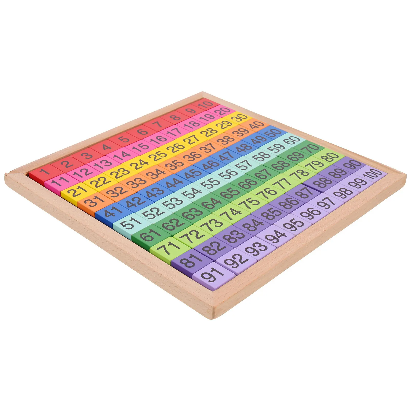 

Mathematics Enlightenment Teaching Aids Montessori Preschool Wooden Numbers Learning Toys Train