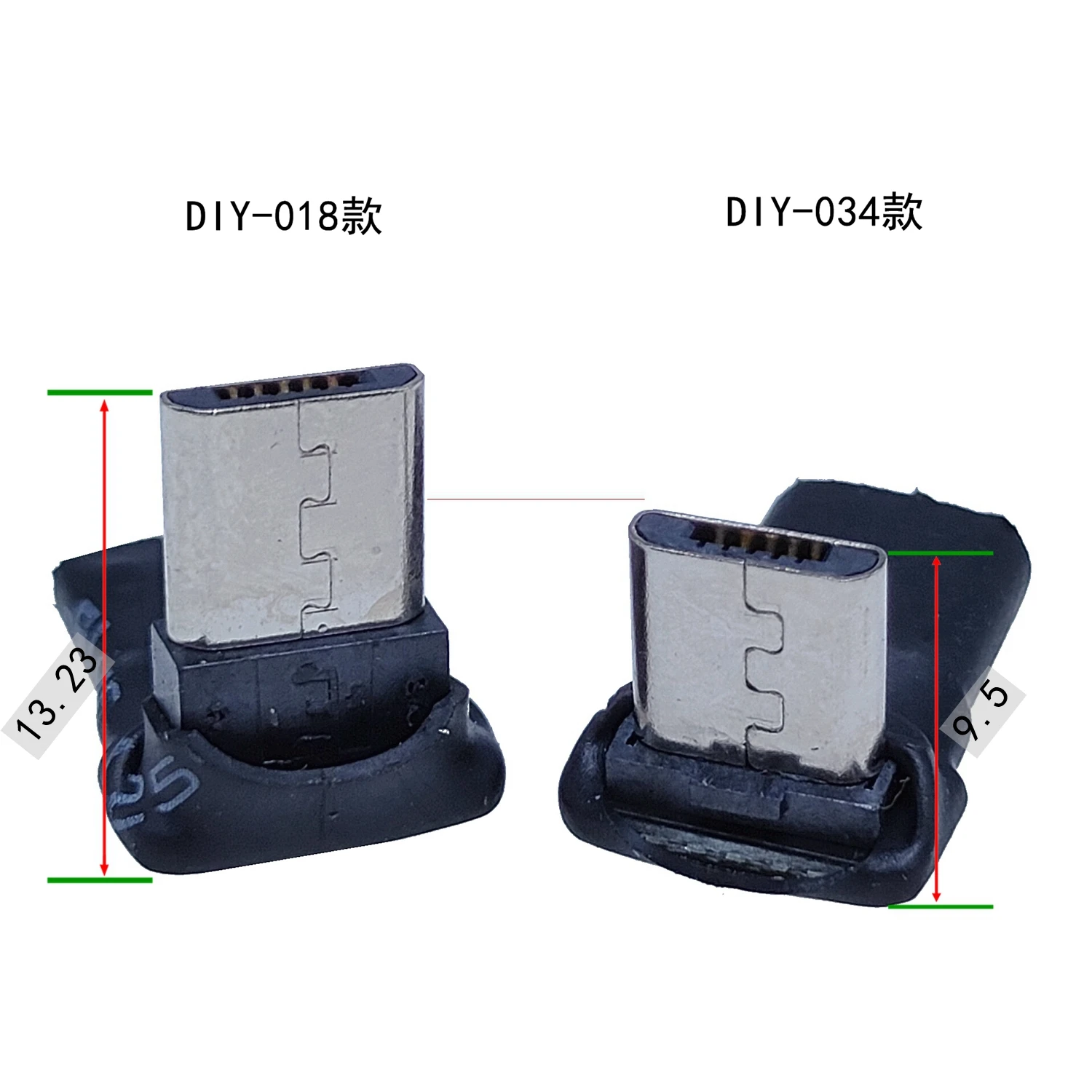 Abgewinkelt micro USB 5pin Buchsepter Stecker Micro USB zu micro USB Stecker, 90 grad Links & Rechts