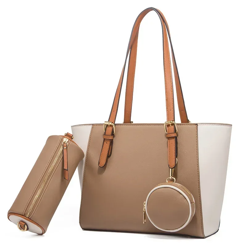 The new fashionable large-capacity three-in-one killer bag is a simple one-shoulder cross-armpit women\'s bag tide Casual Tote