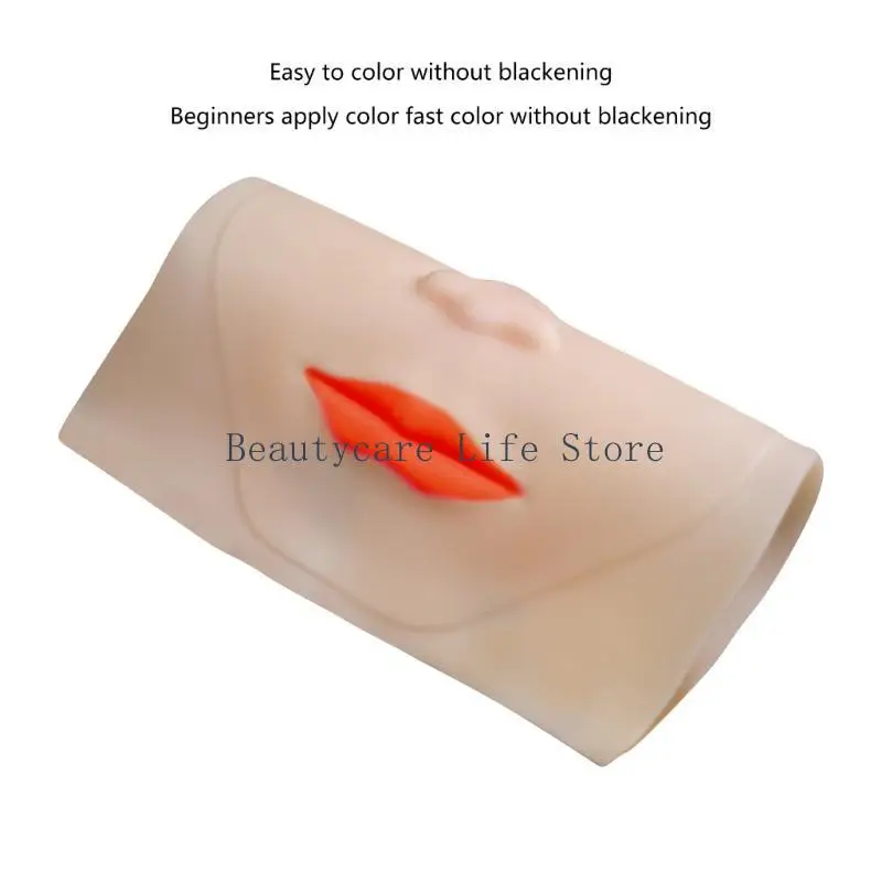 652C Makeup Training Practice Fake Skin Eye Lips Face For Microblading Machine