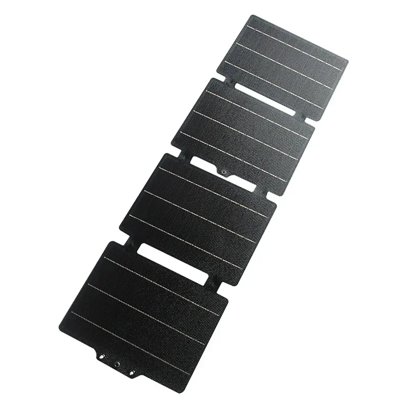 60W Foldable Solar Panel Type-C USB DC 12V Solar Charger Flexible Portable Solar Cell Outdoor Power Bank for Camping Hiking view 5