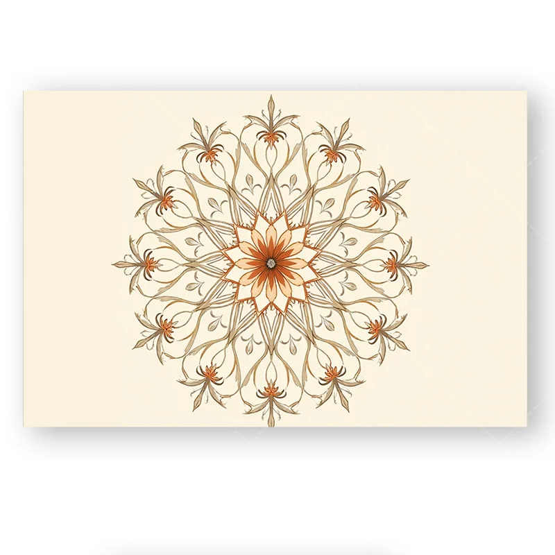 1pc Wall Tapestry Boho Floral Mandala Tapestry for Wall Decor, Bohemian Style Home Art