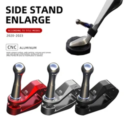 Kickstand ayak yan standı İpucu yağ için Ducati Ducati V2 2020-2021-2022-2023 Kickstand uzatma pedalı yardımcısı aracı desteği