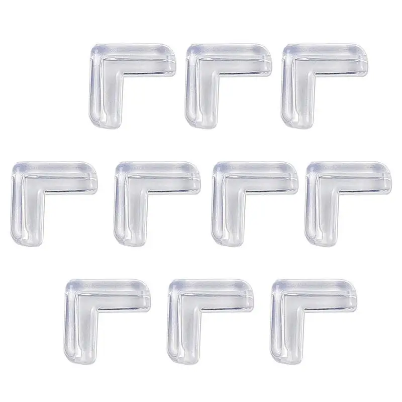 Table Corner Protectors 10Pcs Transparent Corner Protectors For Child Furniture Corner Guard Edge Safety Bumpers For Table Edges