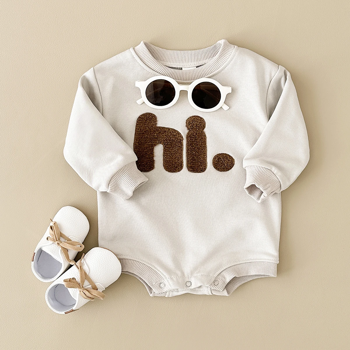 INS 2025 Autumn Newborn Boys' Bodysuit Long Sleeve Embroidered Girls' Bodysuit Children's Clothing Newborn Baby Triangle Creeper