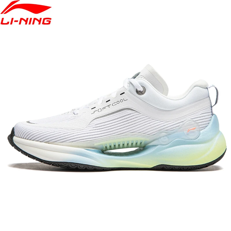 Li-Ning Women SOFT COOL Lifestyle Shoes Breathable Reflective Springy Summer Walking Shoes LiNing Sports Sneakers AGLU022