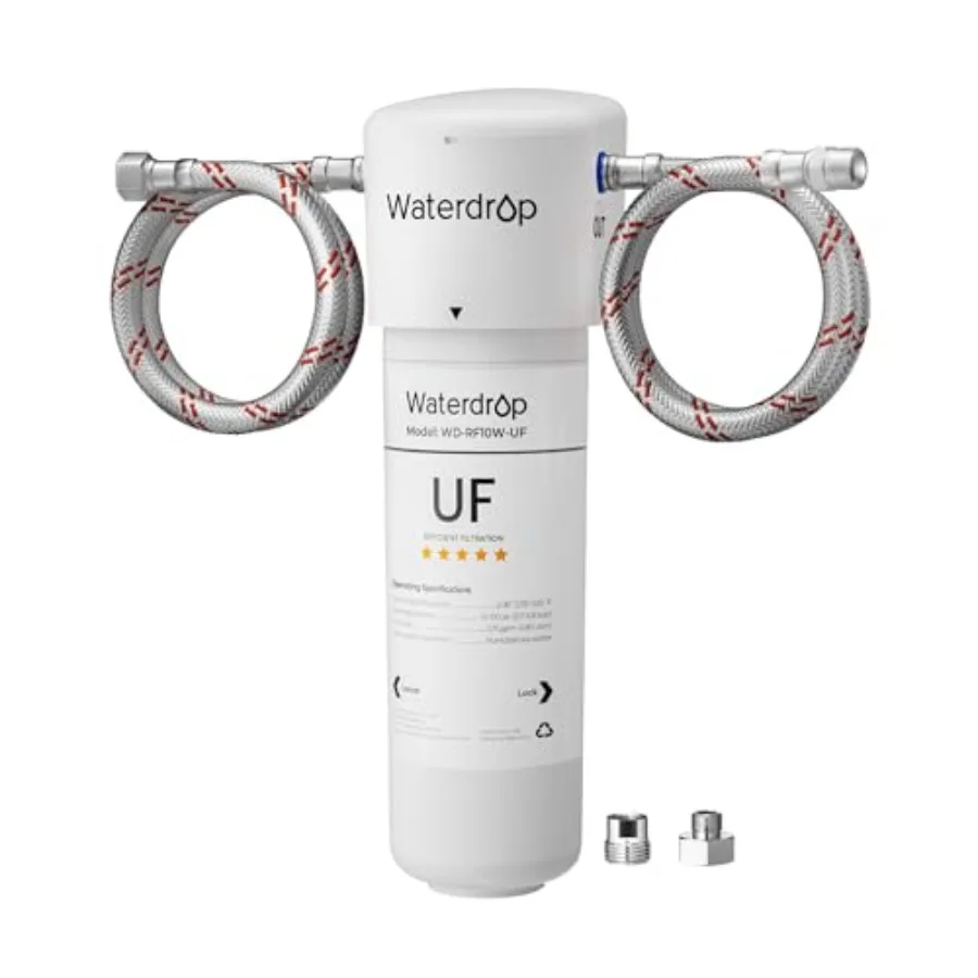 

Система ультрафильтрации воды под мойку 10UAW-UF, 0,01 мкм, 1 год, уменьшает содержание свинца, хлора, неприятного вкуса и запаха, прямое подключение