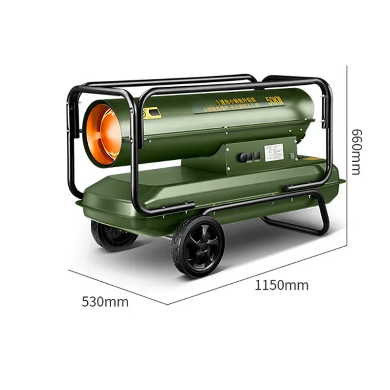 220v Electric Diesel Heater Oil Heater Fan Farm Industrial Hot Fan High Power Drying Greenhouse Hot Blast Stove