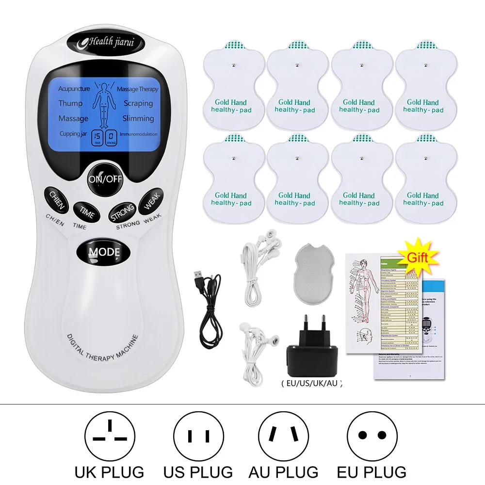 

Electric Herald Tens Machine EMS Acupuncture Body Massager Muscle Stimulator Digital Therapy Machine For Back Neck Leg Massage