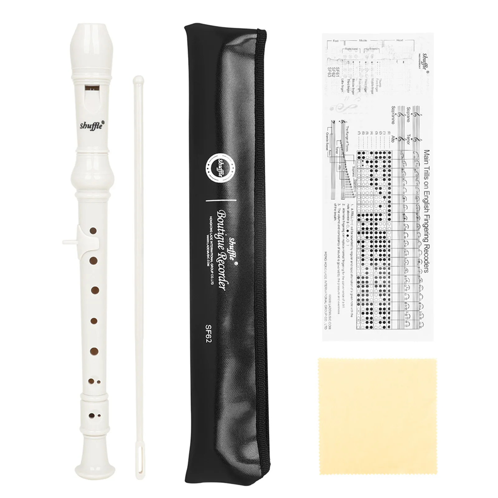 

8-hole Recorder Baroque StyleWoodwind Instrument Recorder Soprano Vertical Flute With Musical Instrument Beginner Gift