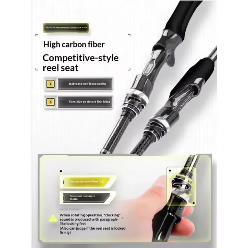 Fisherman Performer 2.0 Ultra-Long Diaomi Carbon Fiber EVA Tough Lure Rod Anti-Impact 2.7m for Long-Term Saltwater Lake Use