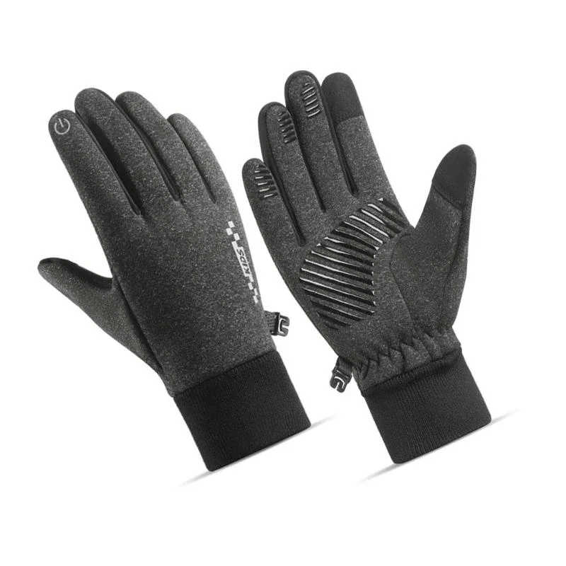 J15U Leicht zu reinigende Handschuhe, winddicht, warm, geteilte Fingerhandschuhe für Schule, Outdoor-Spaß