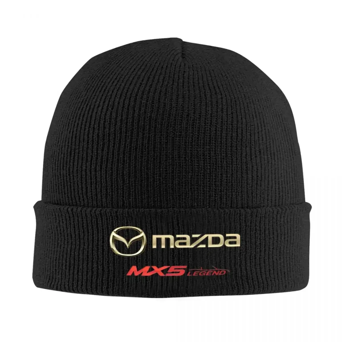 Mazdaed MX-5 Red Knit Hat Beanies Autumn Winter Hats Warm Unisex Casual Car Mx5 Legend Cap Men Women