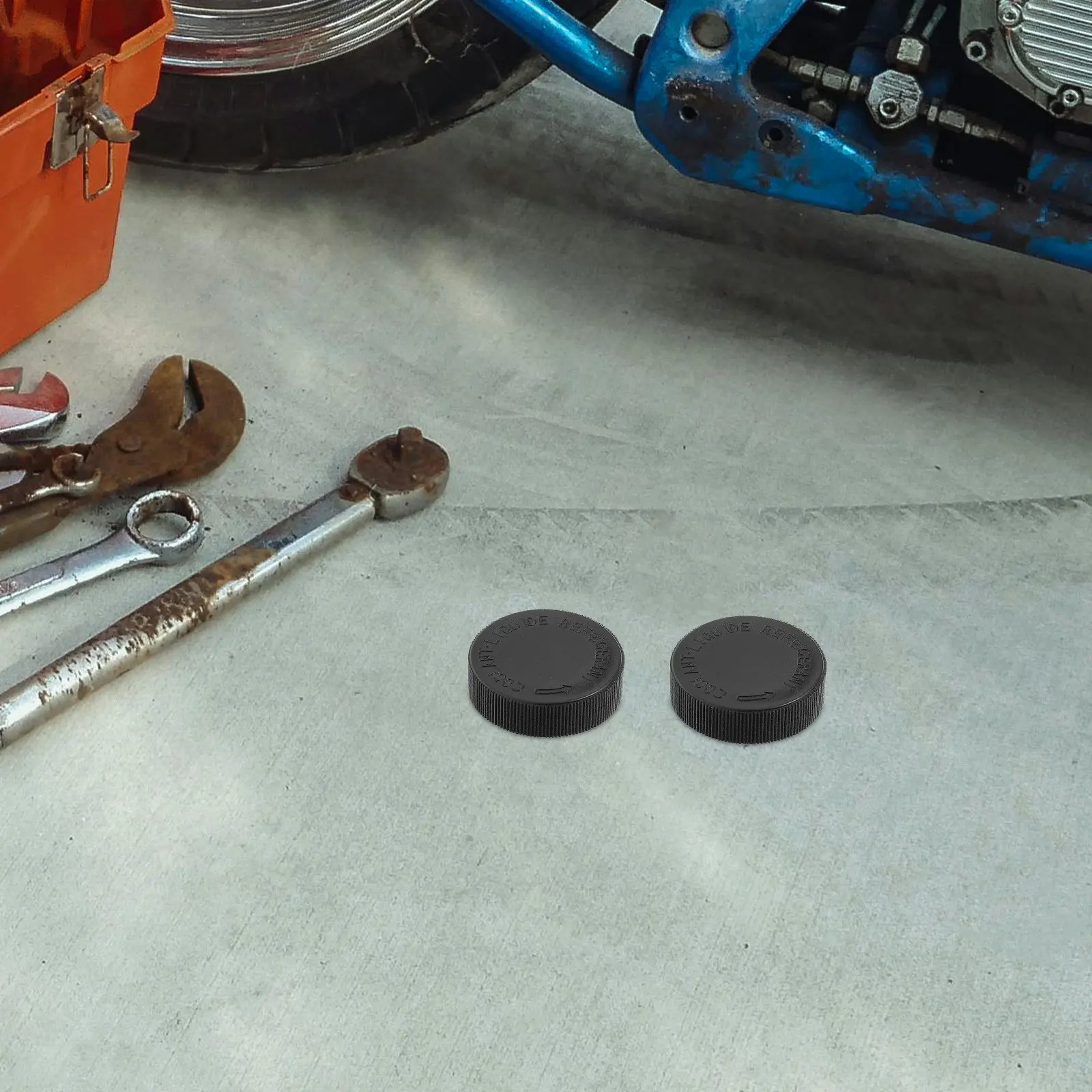 

2Pcs Radiator Reservoir Cap Engine Cover Leak Proof Coolant Tank Replacement Reservoir Cap for Car Radiator Cover