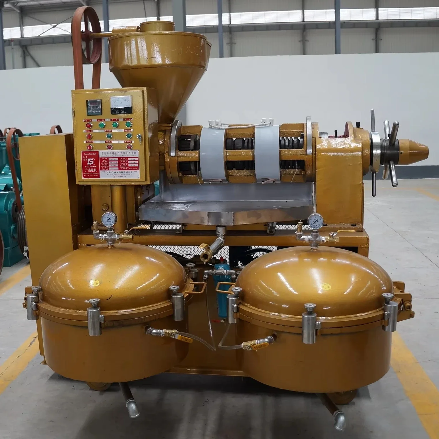 120K Cold Press Oil Seed Press for Sunflower Soybean Peanut - Home Use Oil Extractor Machine