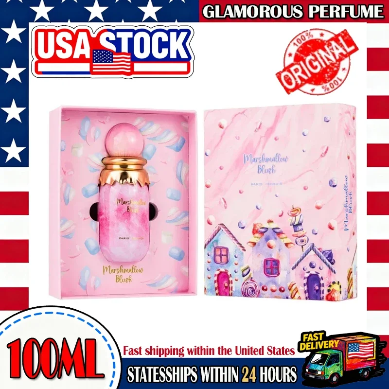 Arab Marshmallow Perfume Woman Long Lasting Fragrance Body Spray Perfumes For Women Middle East Parfum Fruity Notes Pheromone