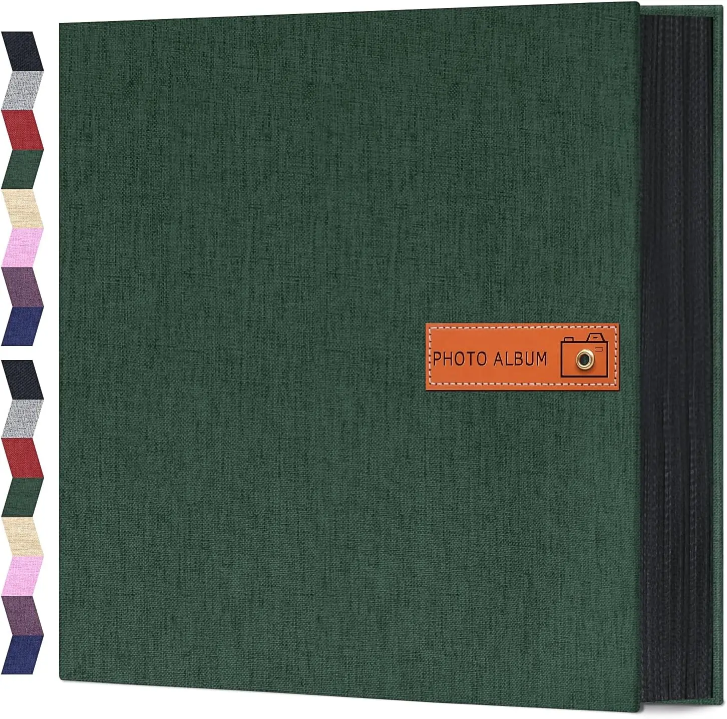 

Photo Album 4x6 600 Pockets Photo with Label, Linen Hardcover Photo Albums for Wedding Gifts Baby Memory Travel Annivers