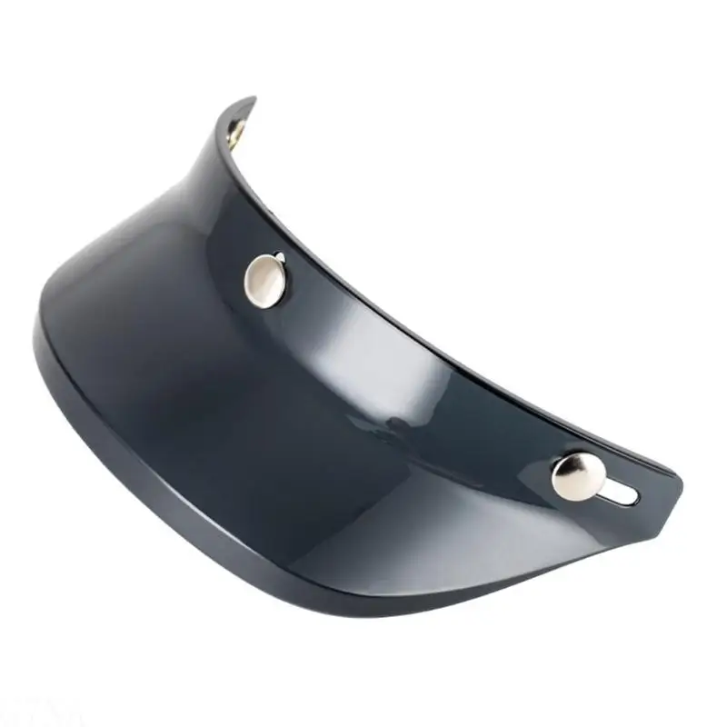 Anti-UV-Nebel, winddicht, universelles 3-Druckknopf-Visier für Motorräder mit offenem Gesicht, Helm, Windschutz, hochklappbare Passform, langlebig – Detail 5