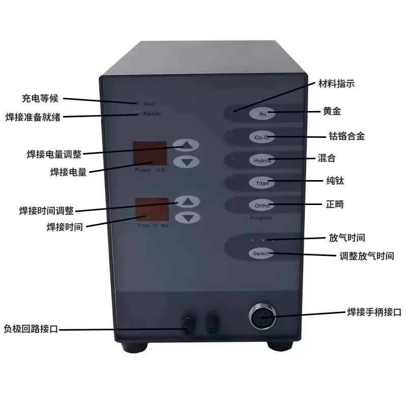 1pcs High Power Spot Welding Machine Automatic Numerical Control Pulse Argon Arc Welder for Soldering Jewelry