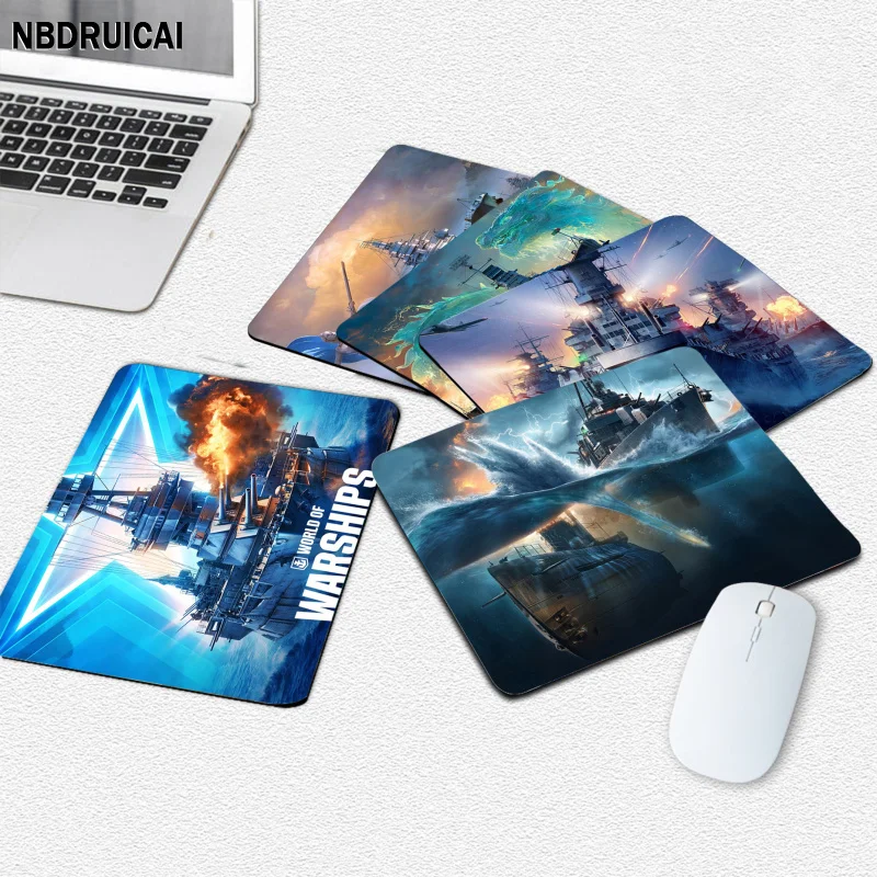 

World Of Warships Mousepad Non-slip Lockedge Office Student Gaming Thickened Large Writing Pad Mouse Pad Deskpad Home Decor