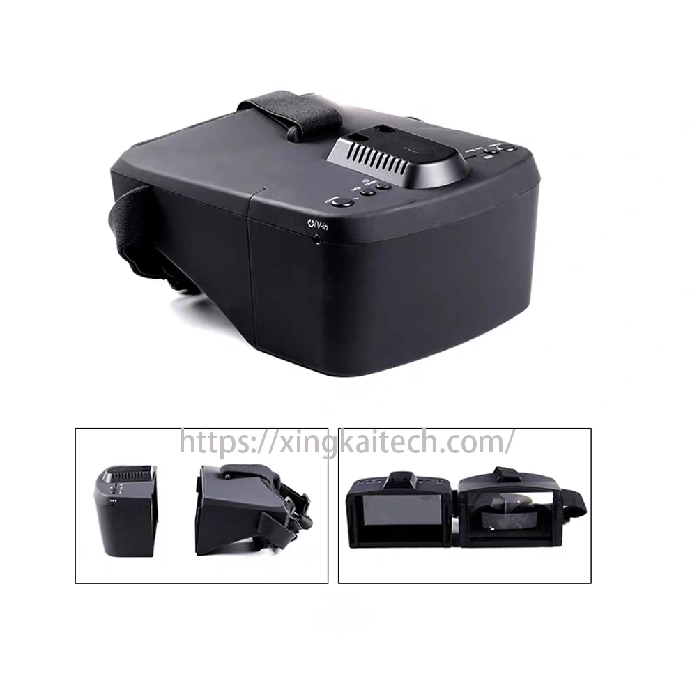 

FPV Goggle 5 Inches 800x480 5.8G 40CH Auto-Searching FPV 800D Video Goggles With Build-in Battery For FPV Racer Quadcopter Drone