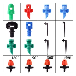 90-360° External Thread 4.5mm Refraction Micro Nozzle Lawn Spray Atomizing Sprinkler Nozzle Irrigation System Plant Waterer