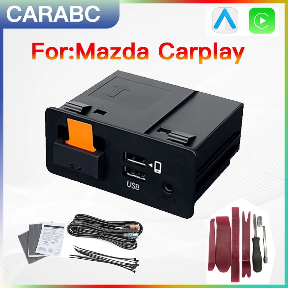CARABC For Apple Carplay Android Auto Adapter Mazda 2 3 6 CX3 CX5