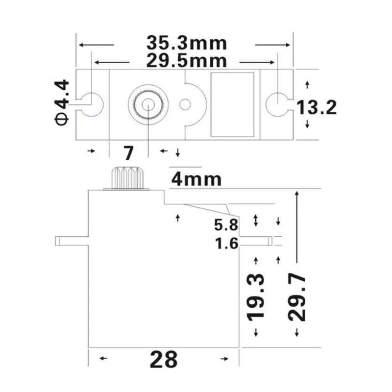 Wltoys 144001 144007 124007 124019 A959-B 18g 3.5KG Metal Gear Servo and Servo Arm JX PDI-1181MG Servo RC Car Upgrade Parts