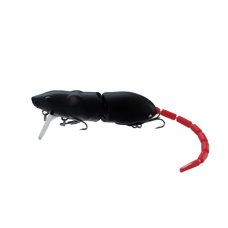 LUTAC Mouse Lure100mm 15.2g Minnow Bait Multi-section Floating Jerkbait Fishing Tackle Isca Artificial