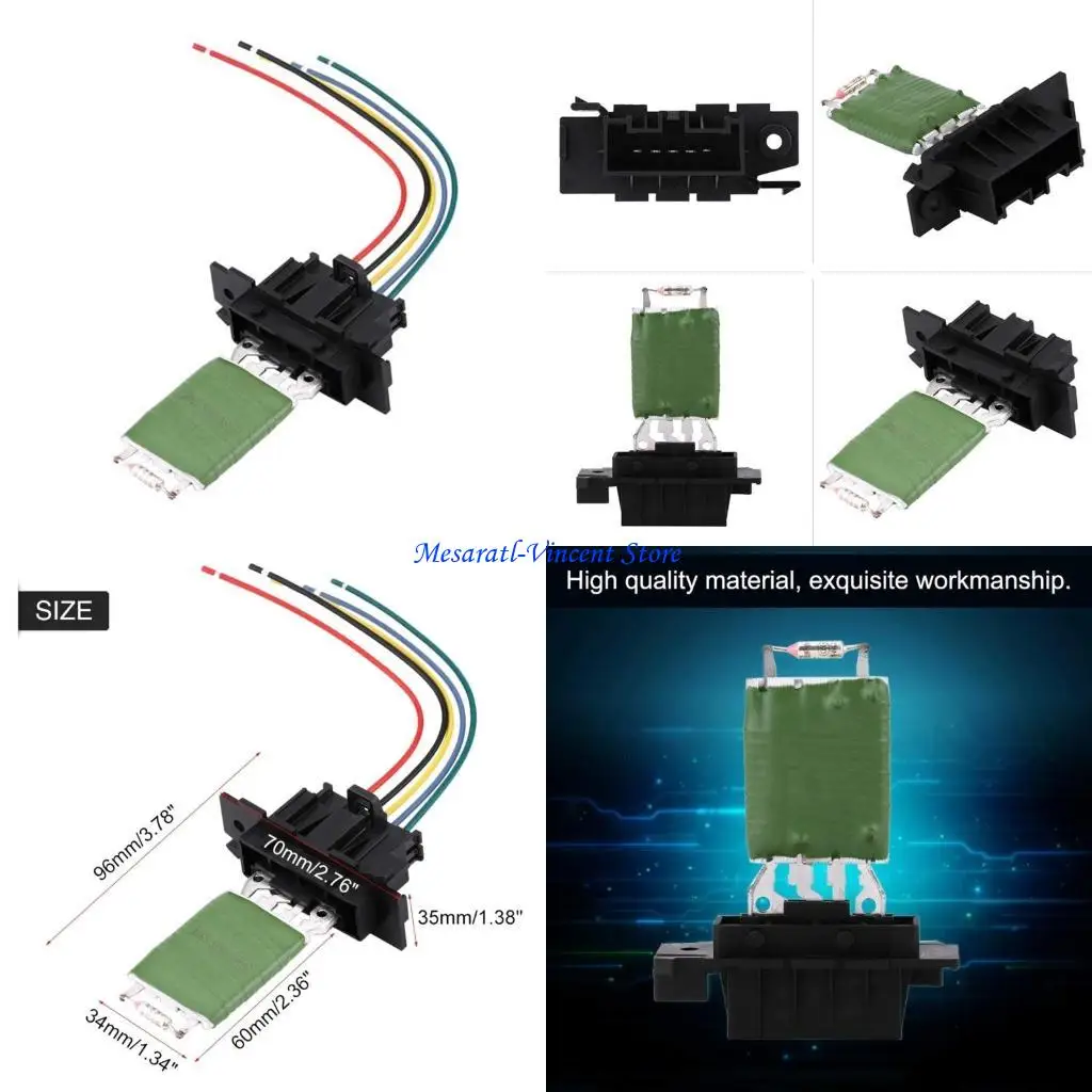 

A70F Blower Motor Blower Motor Heater Fan Resistors for Jumper Ducato