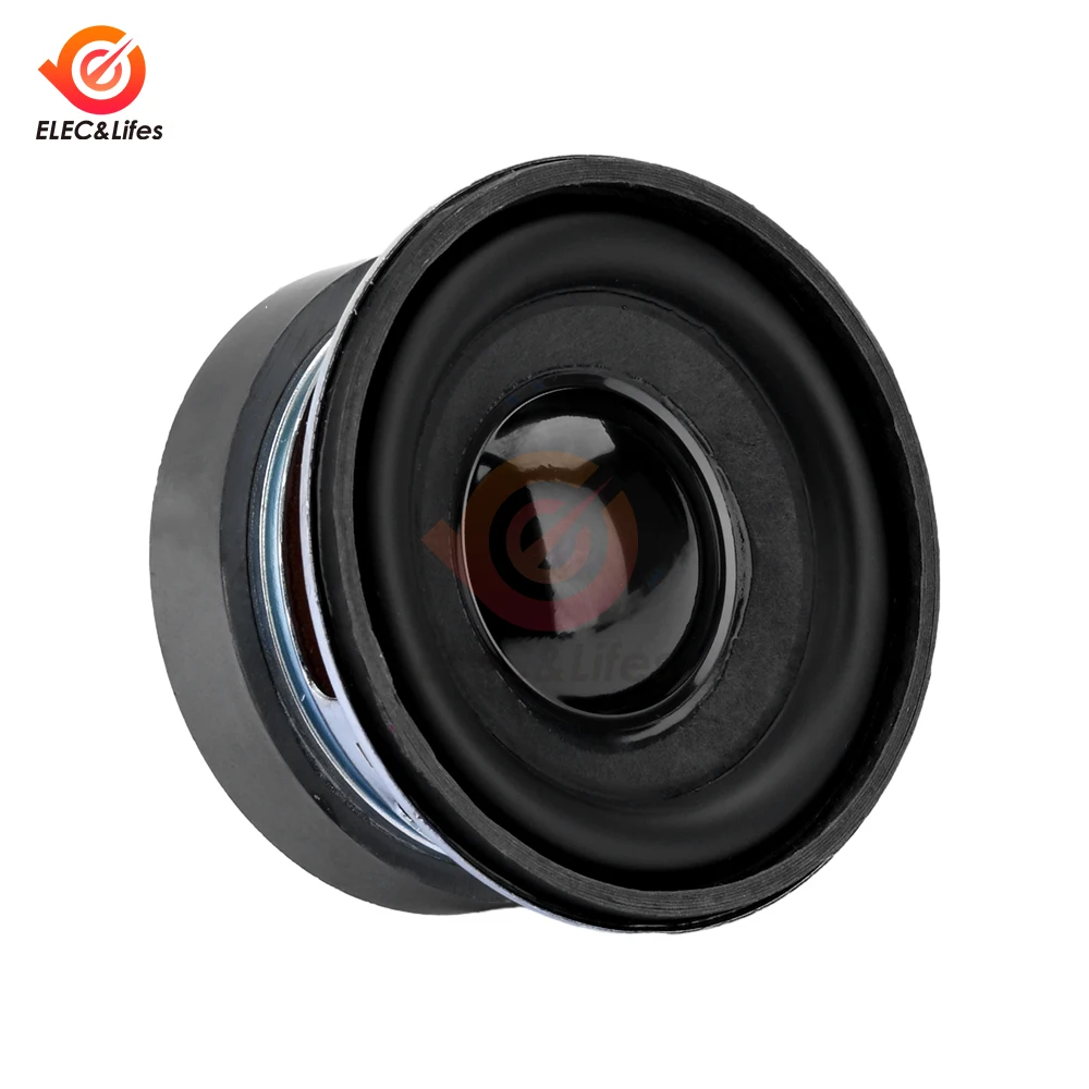 1Pcs 52mm 2 Inch Audio Portable Speaker 4 Ohm 5-6W Full Range Hifi Bass Altavoz loudSpeaker Home Theater Sound System DIY