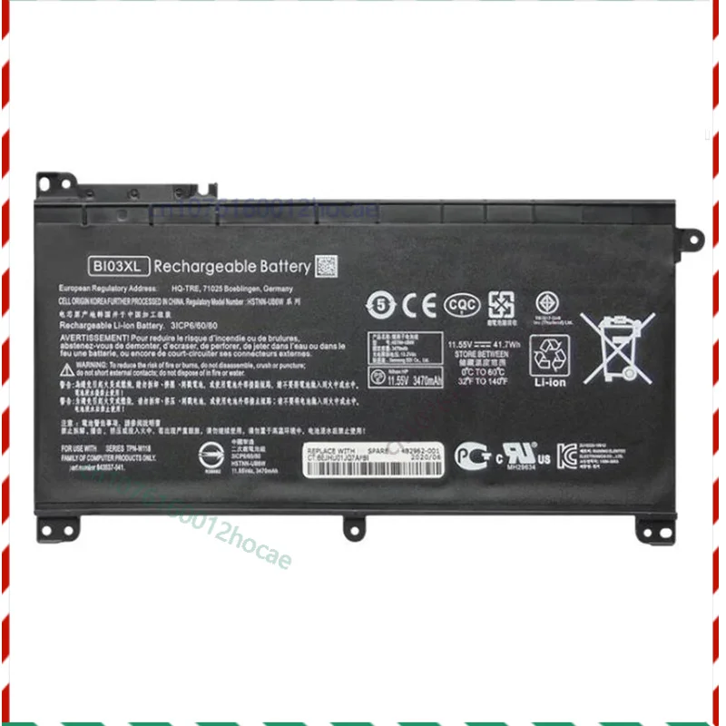 

Новый аккумулятор BI03XL для HP Pavilion X360 13-u 13-U140TU HSTNN-LB7P HSTNN-UB6W