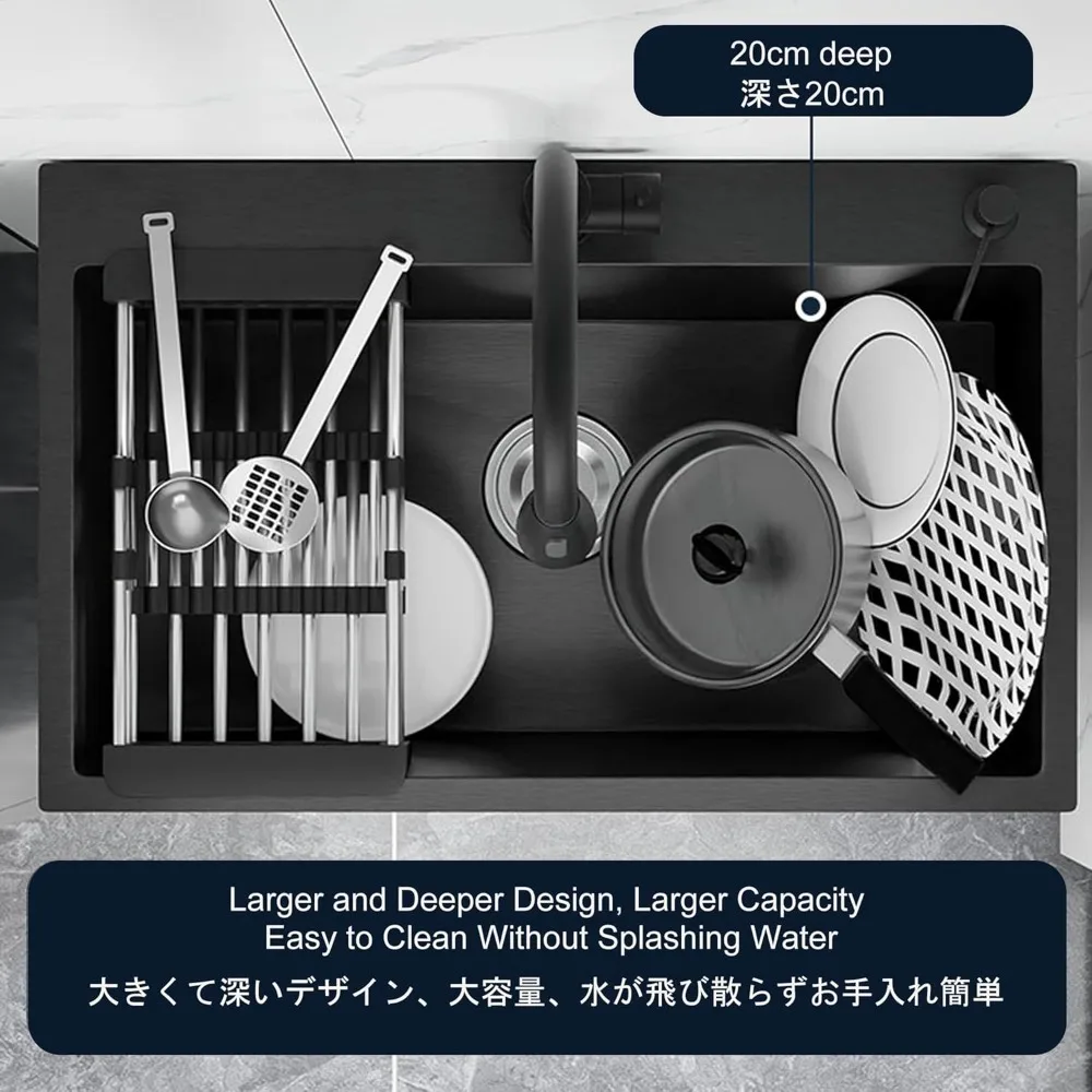 "Mueble d'évier utilitaire en acier inoxydable – Cuisine, salle de bain, lessive et usage commercial, base d'évier multi-espace"