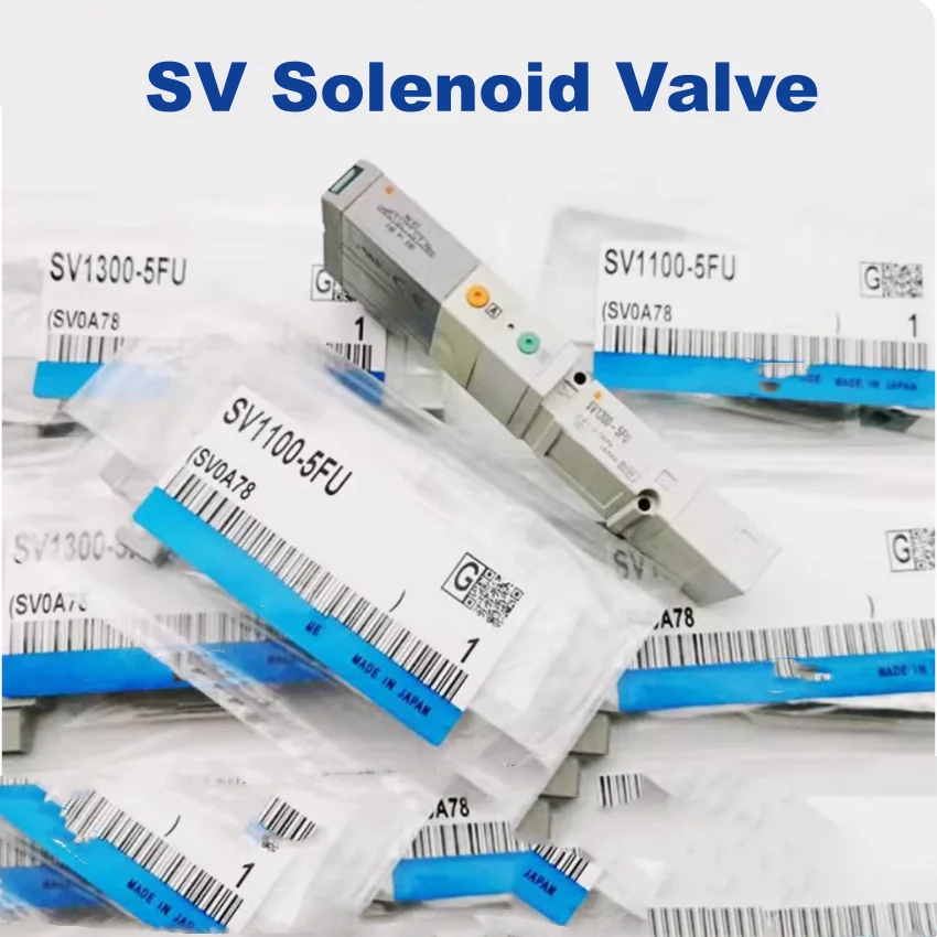 SV Solenoid Valve SV1000 EX500 SV1100-5FU Gateway Decentralized System 64 Points Serial Transmission System SV1200-5FU