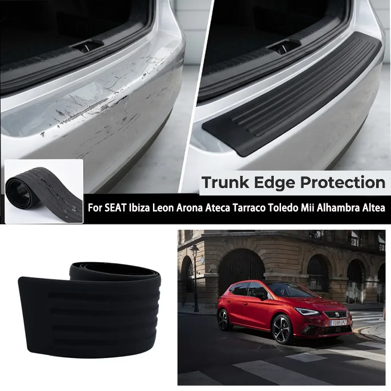 

For SEAT Ibiza Leon Arona Ateca Tarraco Toledo Mii Alhambra Altea Trunk protection strip bumper anti-collision and anti-scratch
