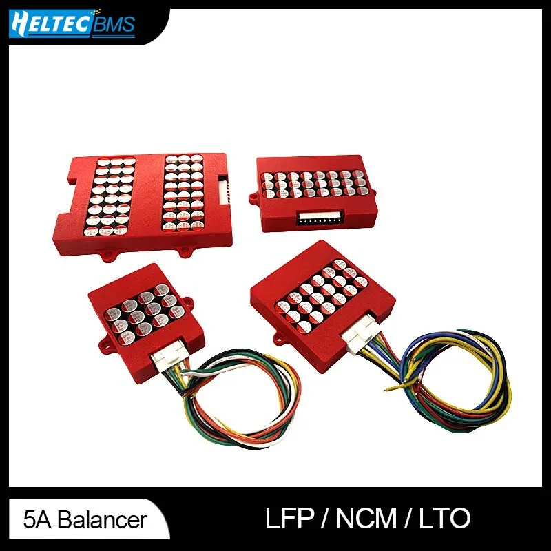 

Heltecbms active balancer lifepo4 4s 5s 3s-16s lipo/lifepo4/lto battery cell balancer Group 3A 5A With Case 6S 7S 8S 12S 13SS