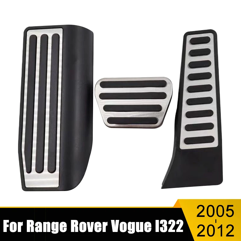 

Car Fuel Accelerator Brake Pedal Cover For Land Rover Range Rover Vogue l322 2005 2006 2007 2008 2009 2010 2011 2012 Accessories
