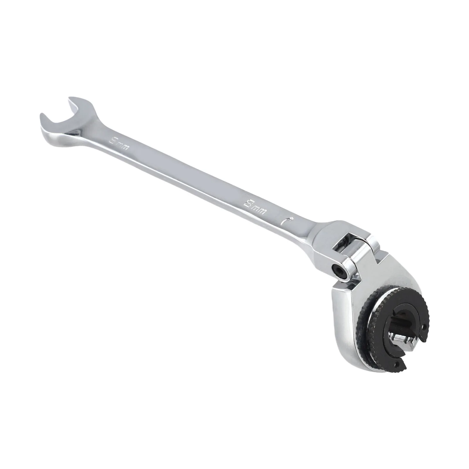 8mm through 27mm Flexible Head Ratchet Wrench for Consistent Engagement on Nuts and Bolts in Assembly Line Conditions
