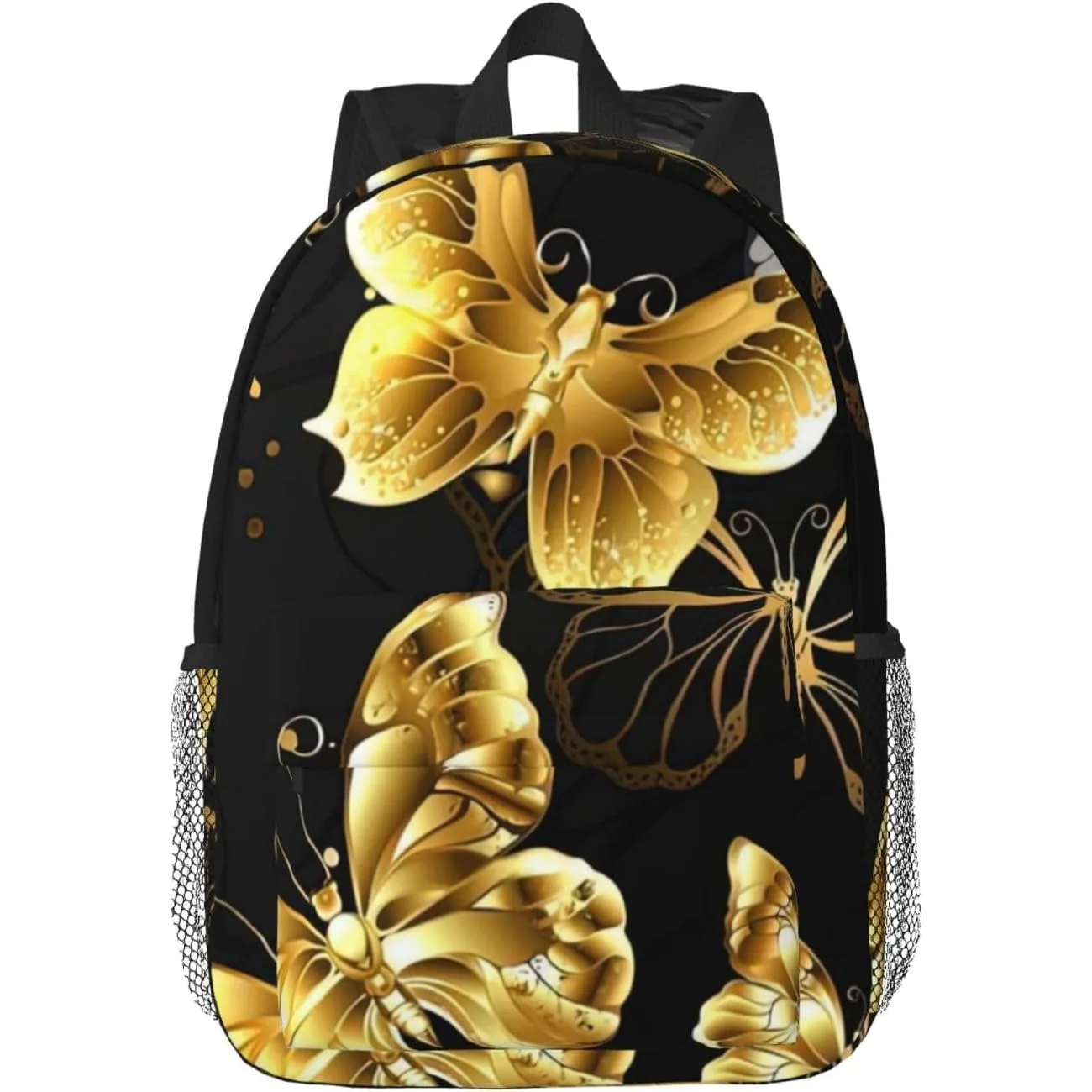 ouro-branco-borboletas-preto-impressao-adultos-mochila-leve-mochilas-para-caminhadas-trabalho-portatil-mochila-das-mulheres-dos-homens