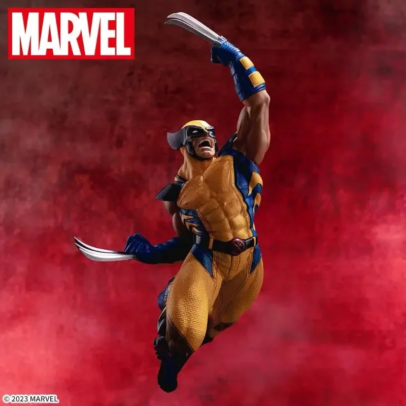 In Stock Marvel Comics Luminasta Wolverine Anime Action Figure Model James Howlett Logan Cartoon Decoration Toys Hoilday Gifts