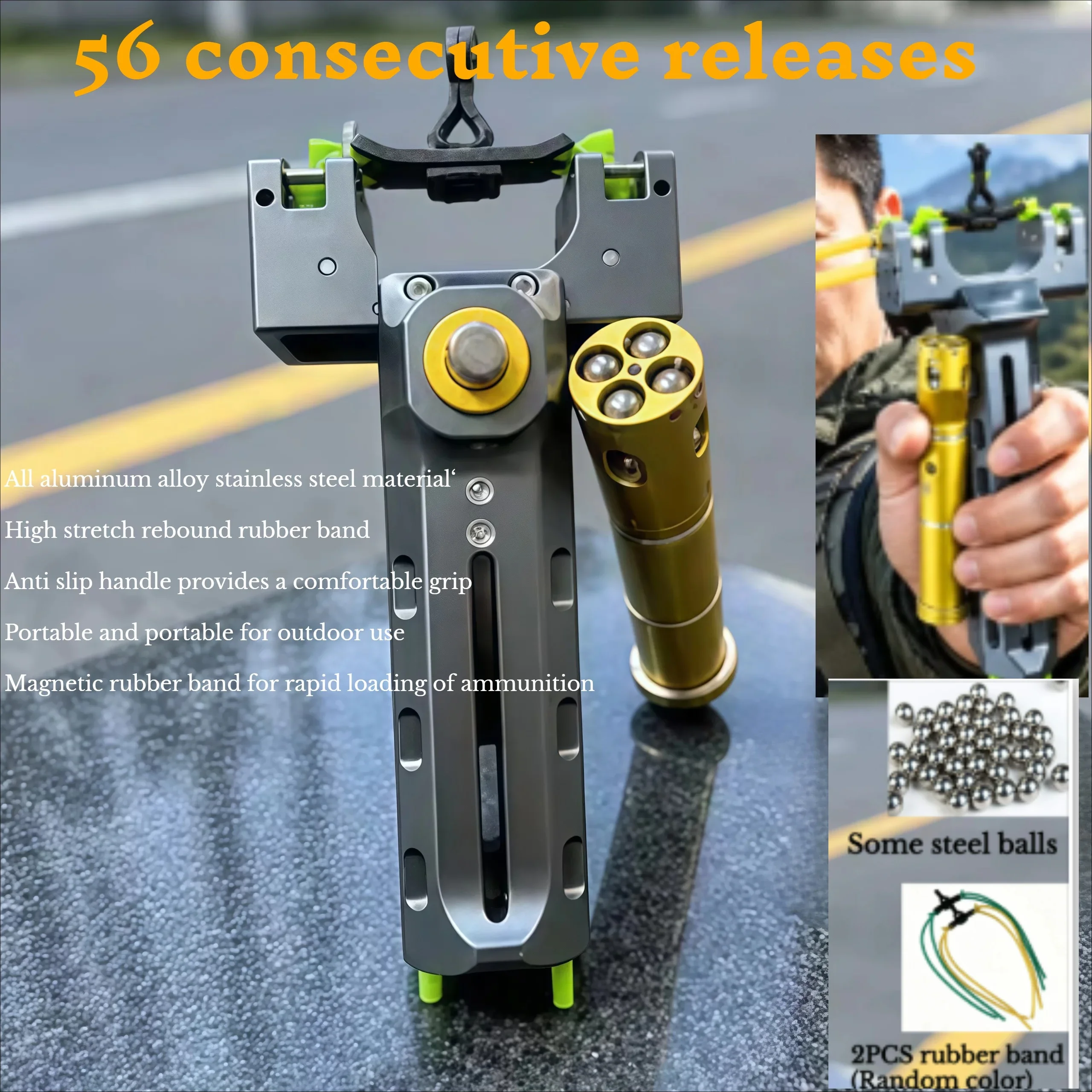 All Aluminum Alloy 56 Series Rapid Fire Automatic CNC Outdoor Portable Competition Hunting Equipment