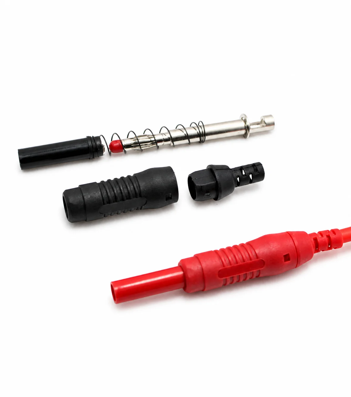 BP454 Nickel Plated 4mm retractable In Line Banana Plug Solder type
