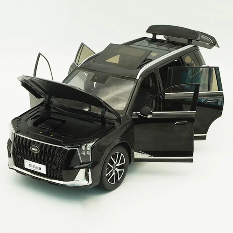 1:18 Scale Diecast Alloy 2022 GAC Trumpchi GS8 SUV Toys Cars Model Classics Adult Collectible Souvenir Gifts Static Display