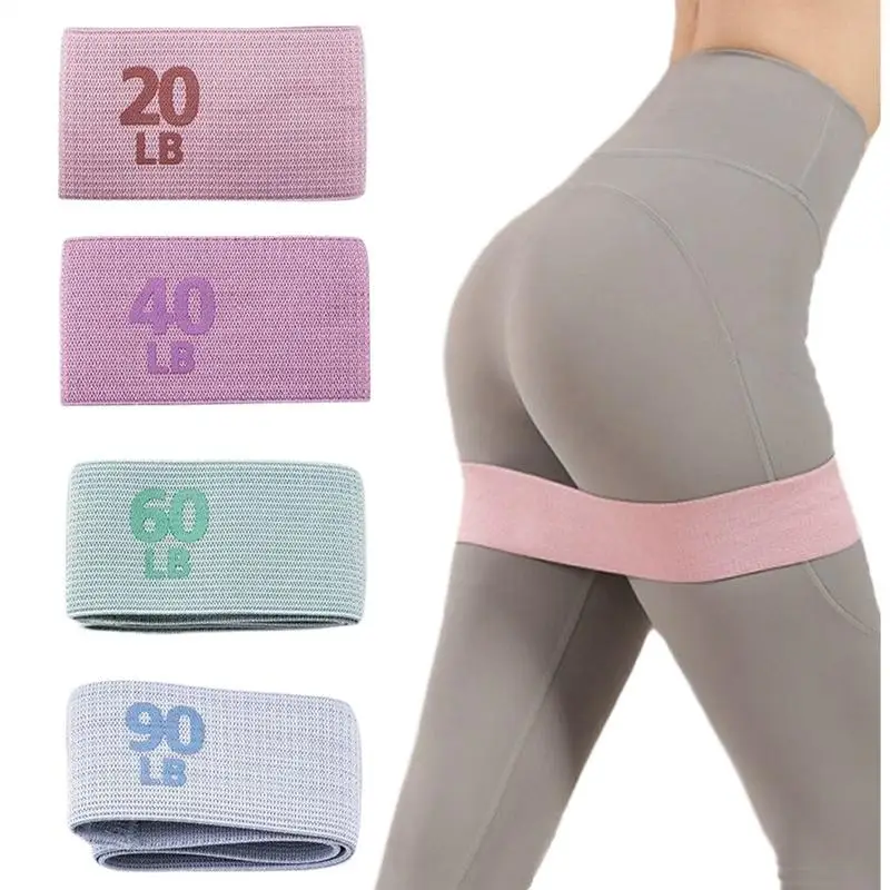 

Exercise Bands For Women Elastic Resistance Bands For Working Out 4-Pieces Stretching Pull Straps Physical Training Equipment