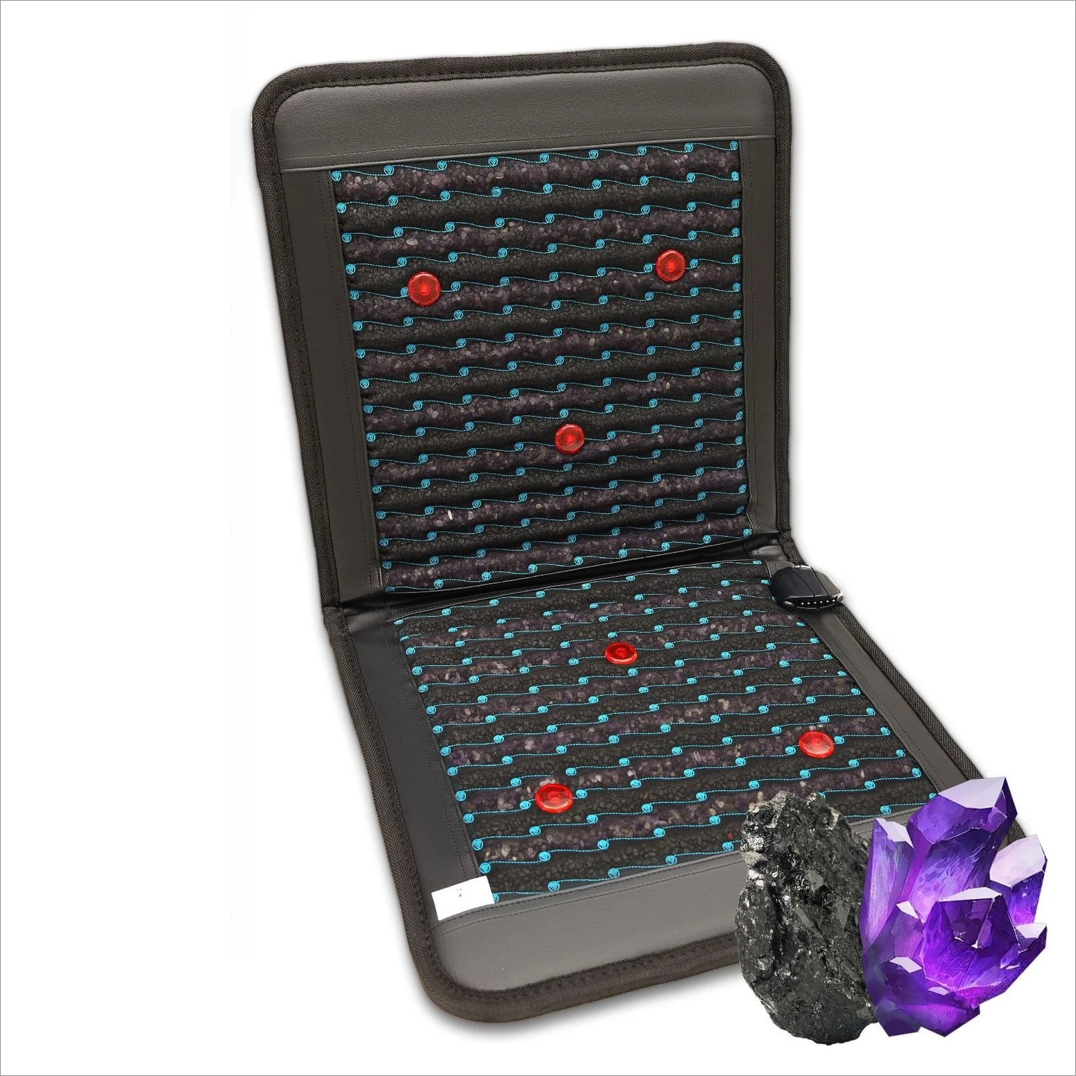 

Pemf Cushion Magnetic Heating Pad Therapy Mat Amethyst Far Infrared Photons Device Mattress 8 Adjustable Frequency 50*100cm