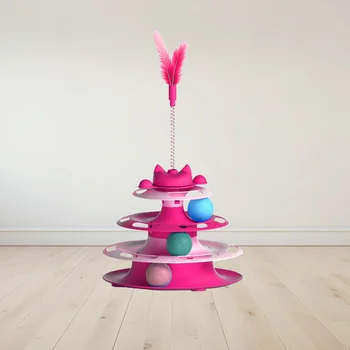 Fun Cat Ball/ Feather toy 1