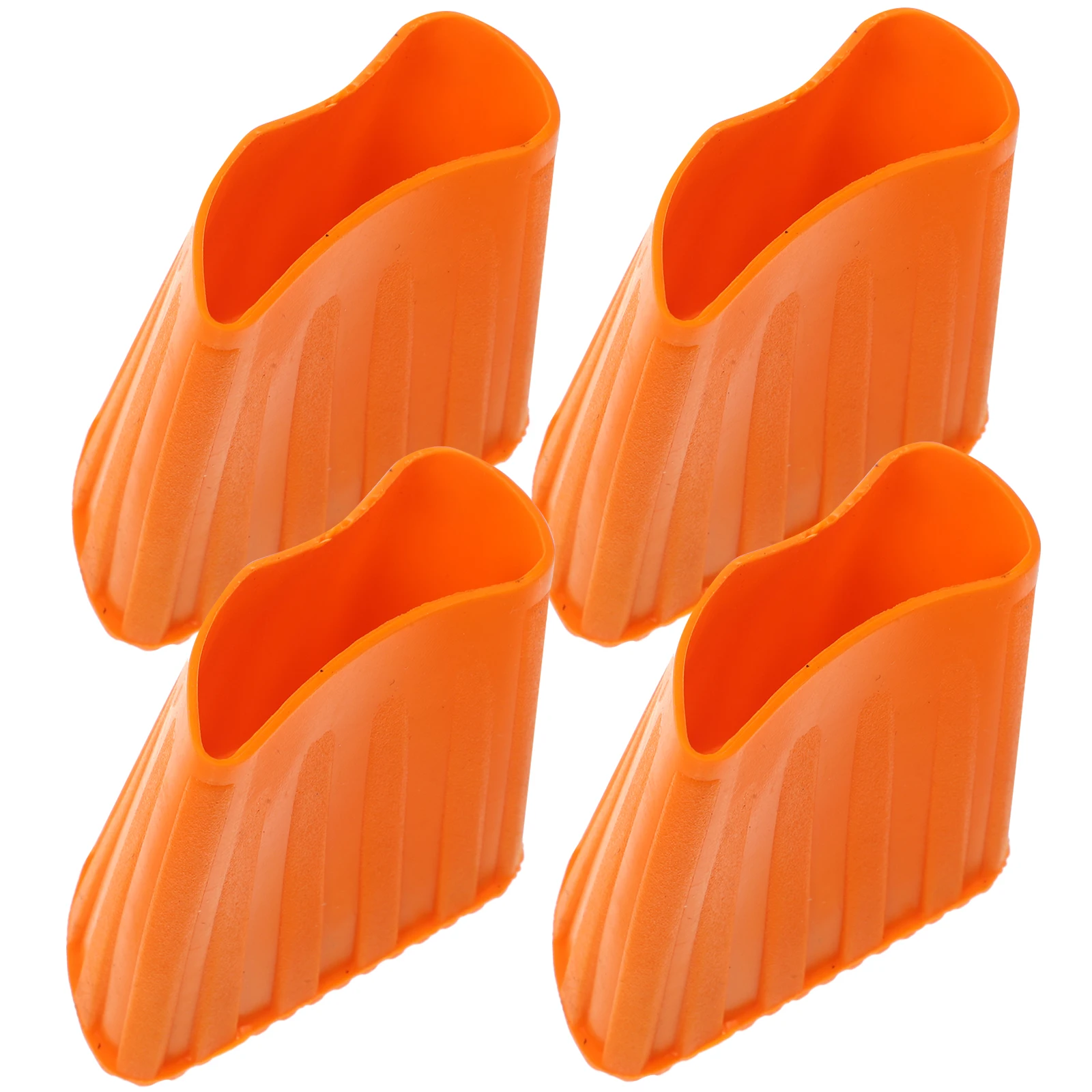 

4pcs Ladder Feet Protectors Durable Silicone Covers Non-slip Stabilizer Pads Tiles Carpets Construction Tools
